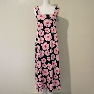 Ava Sky Cindy dress, Black floral burst print, XS, NWT